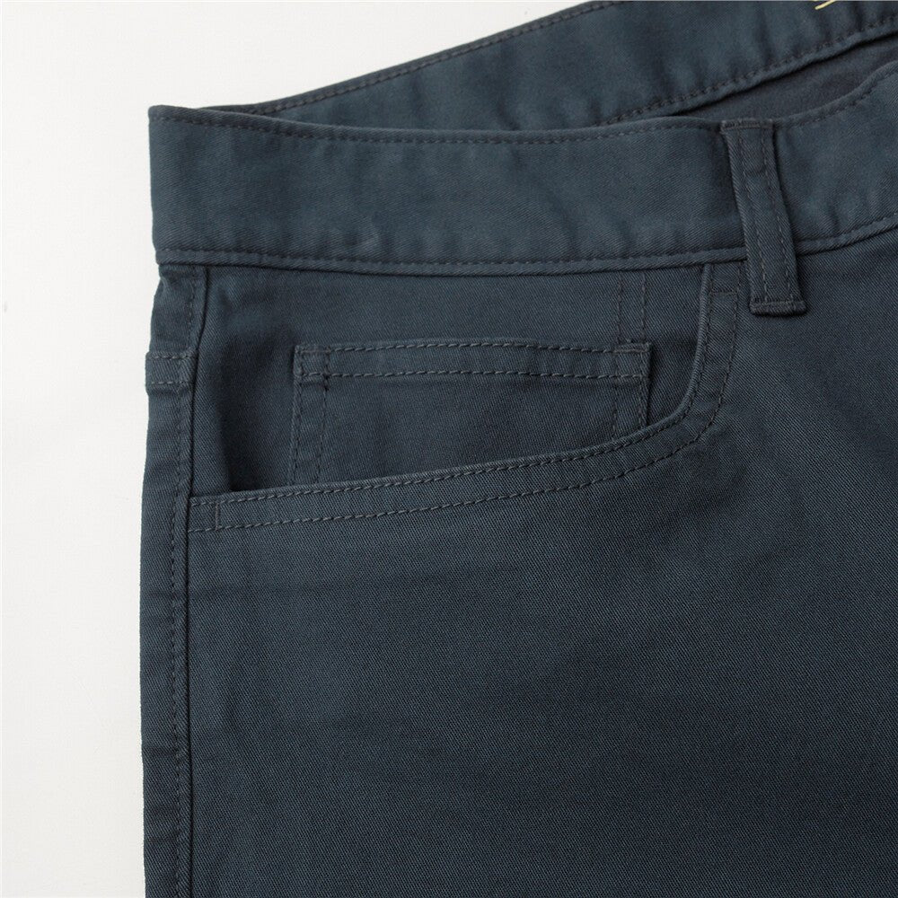 Giordano Men's Stretchy Mid Rise Khakis - Premium Pants