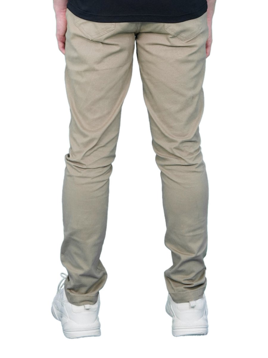 Giordano Men's Stretchy Mid Rise Khakis - Premium Pants