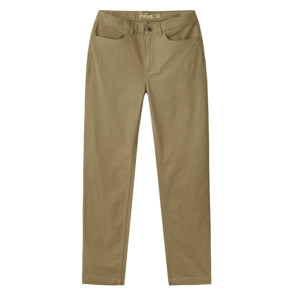 Giordano Men's Stretchy Mid Rise Khakis - Premium Pants
