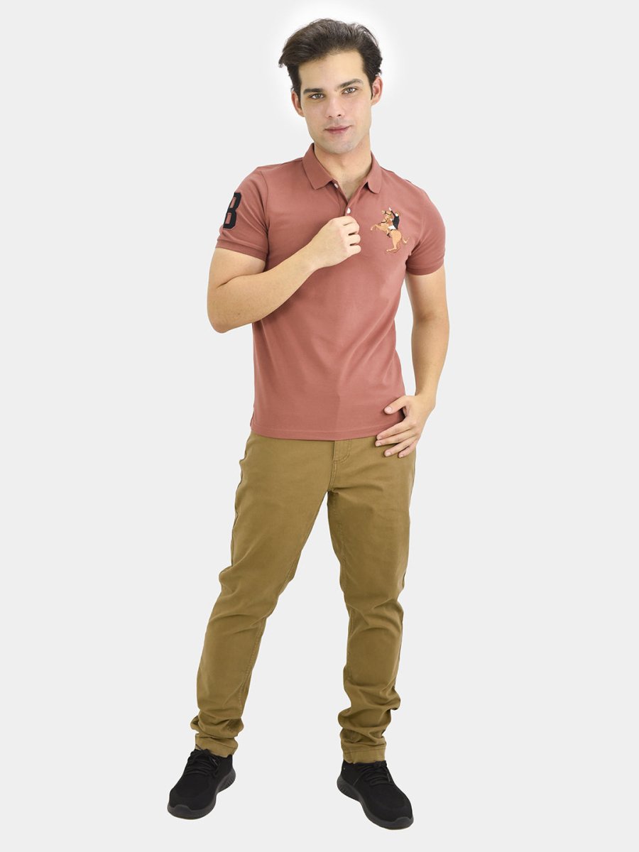 Giordano Men's Stretchy Mid Rise Khakis - Premium Pants