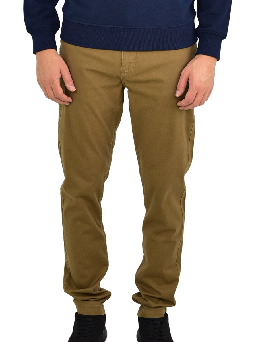 Giordano Men's Stretchy Mid Rise Khakis - Premium Pants