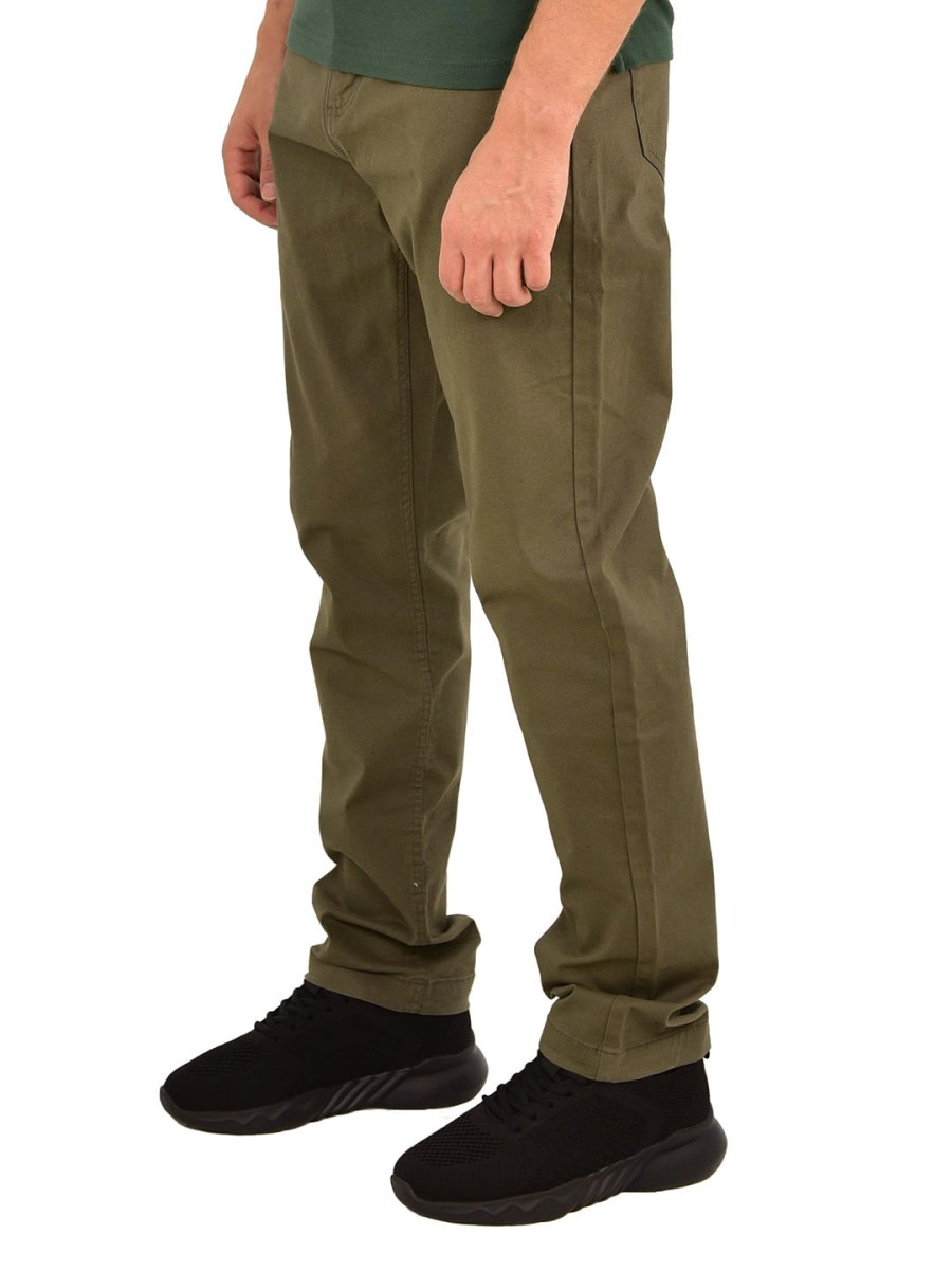 Giordano Men's Stretchy Mid Rise Khakis - Premium Pants