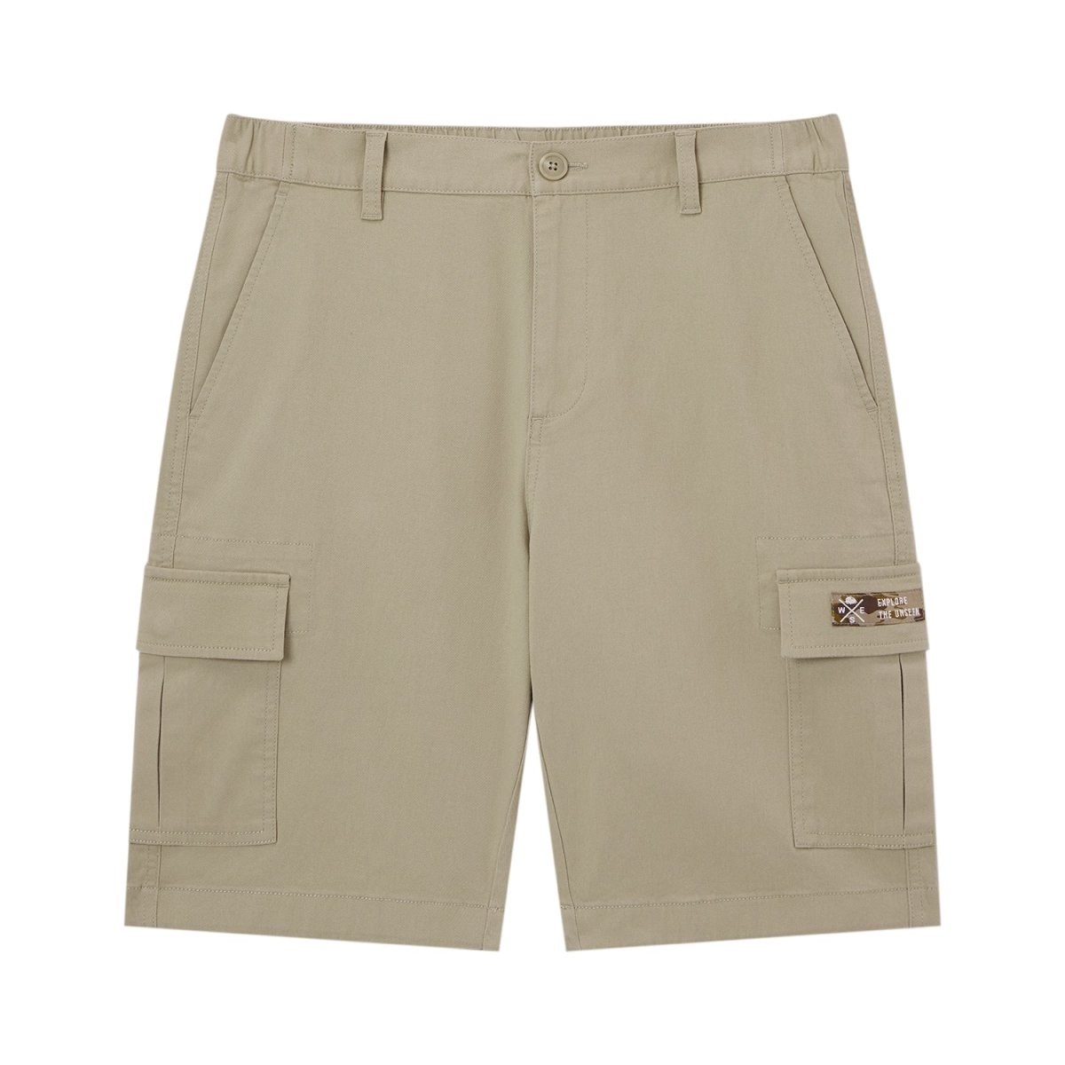 Giordano Men's Twill Low Rise Relaxed Fit Cargo Bermuda - Premium Shorts