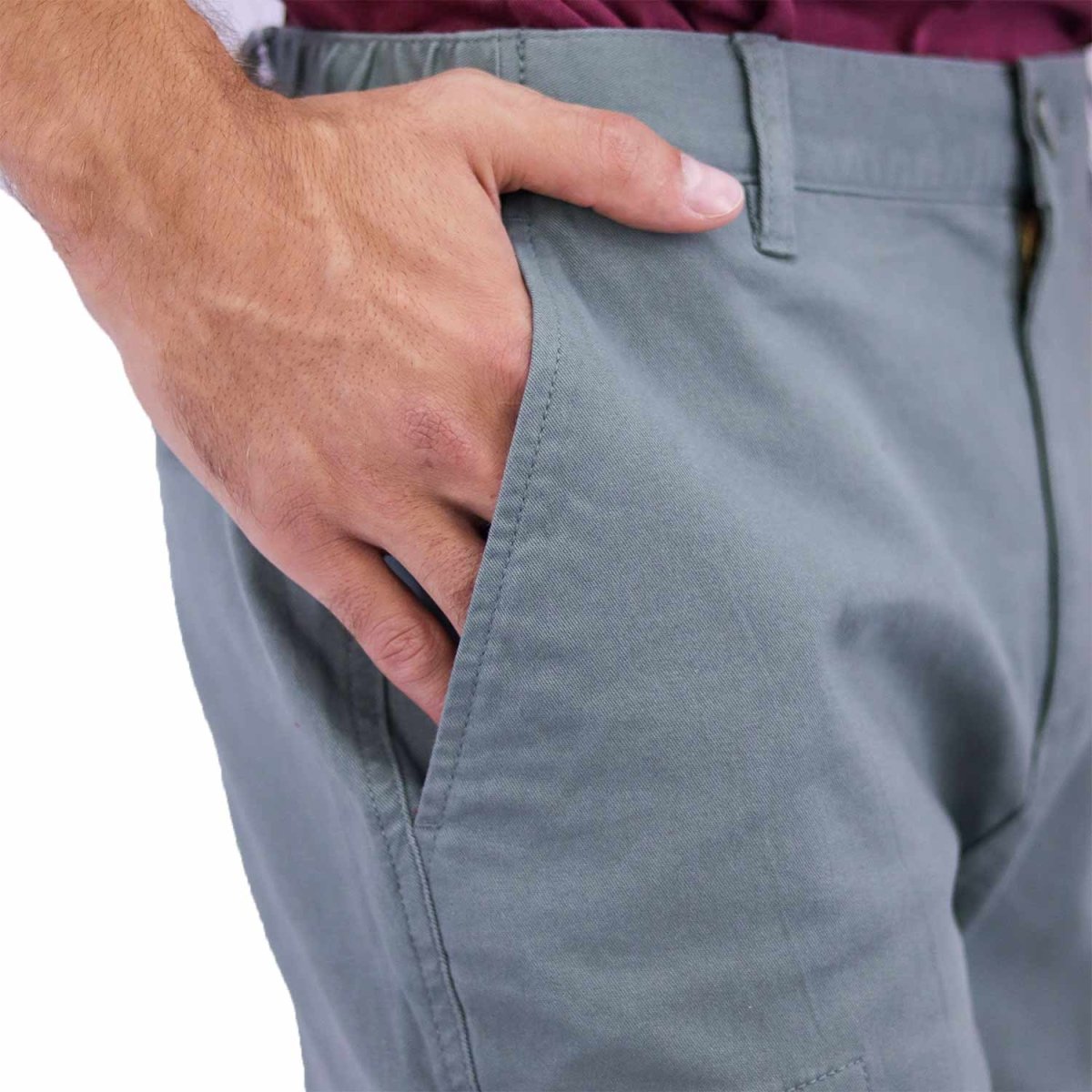 Giordano Men's Twill Low Rise Relaxed Fit Cargo Bermuda - Premium Shorts