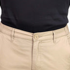 Giordano Men's Twill Mid Rise Elastic Waist Bermuda Shorts - Premium Shorts