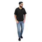 Giordano Men's V Neck Embroidery Tee - Premium Tee