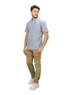 Giordano Men's Wrinkle Free Cotton Oxford Short Sleeve Shirt - Premium Shirts