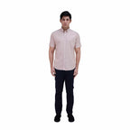 Giordano Men's Wrinkle Free Cotton Oxford Short Sleeve Shirt - Premium Shirts
