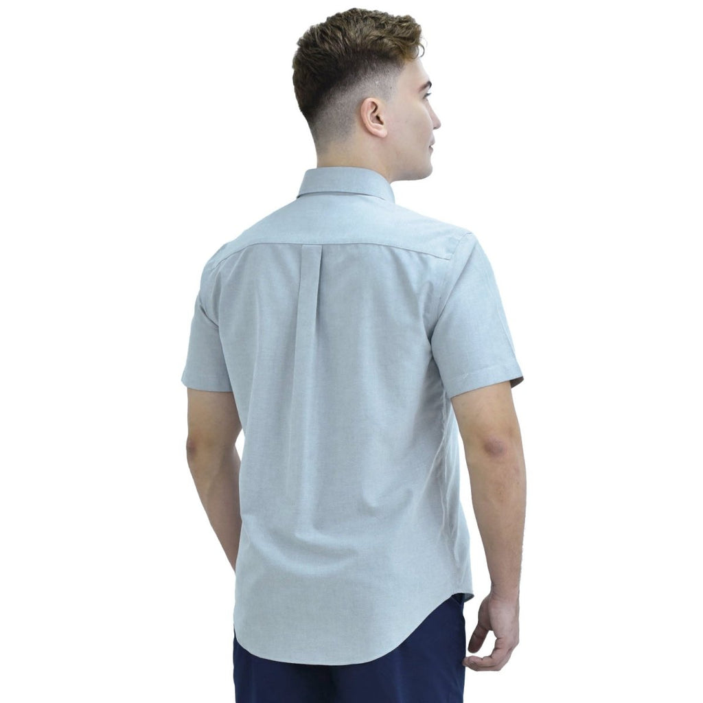 Giordano Men's Wrinkle Free Cotton Oxford Short Sleeve Shirt - Premium Shirts