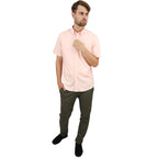 Giordano Men's Wrinkle Free Cotton Oxford Short Sleeve Shirt - Premium Shirts