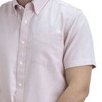 Giordano Men's Wrinkle Free Cotton Oxford Short Sleeve Shirt - Premium Shirts