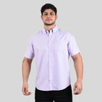 Giordano Men's Wrinkle Free Cotton Oxford Short Sleeve Shirt - Premium Shirts
