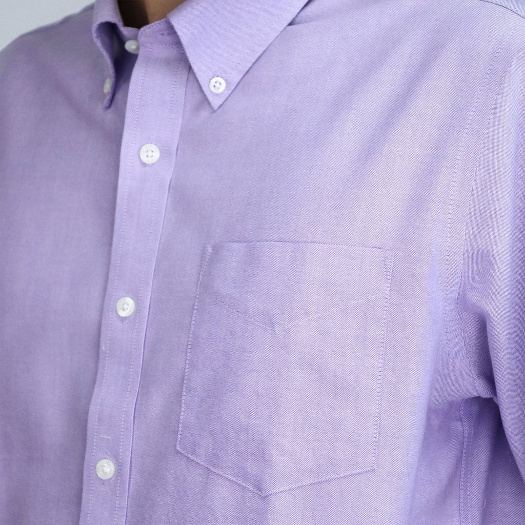 Giordano Men's Wrinkle Free Cotton Oxford Short Sleeve Shirt - Premium Shirts