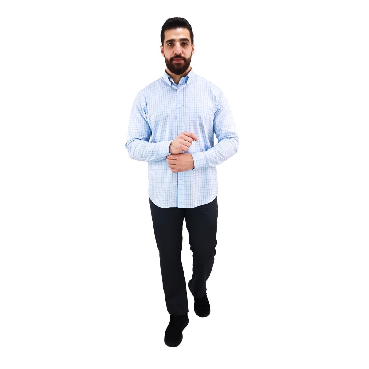 Giordano Men's Wrinkle Free Cotton Shirt: Comfort & Style - Premium Shirts
