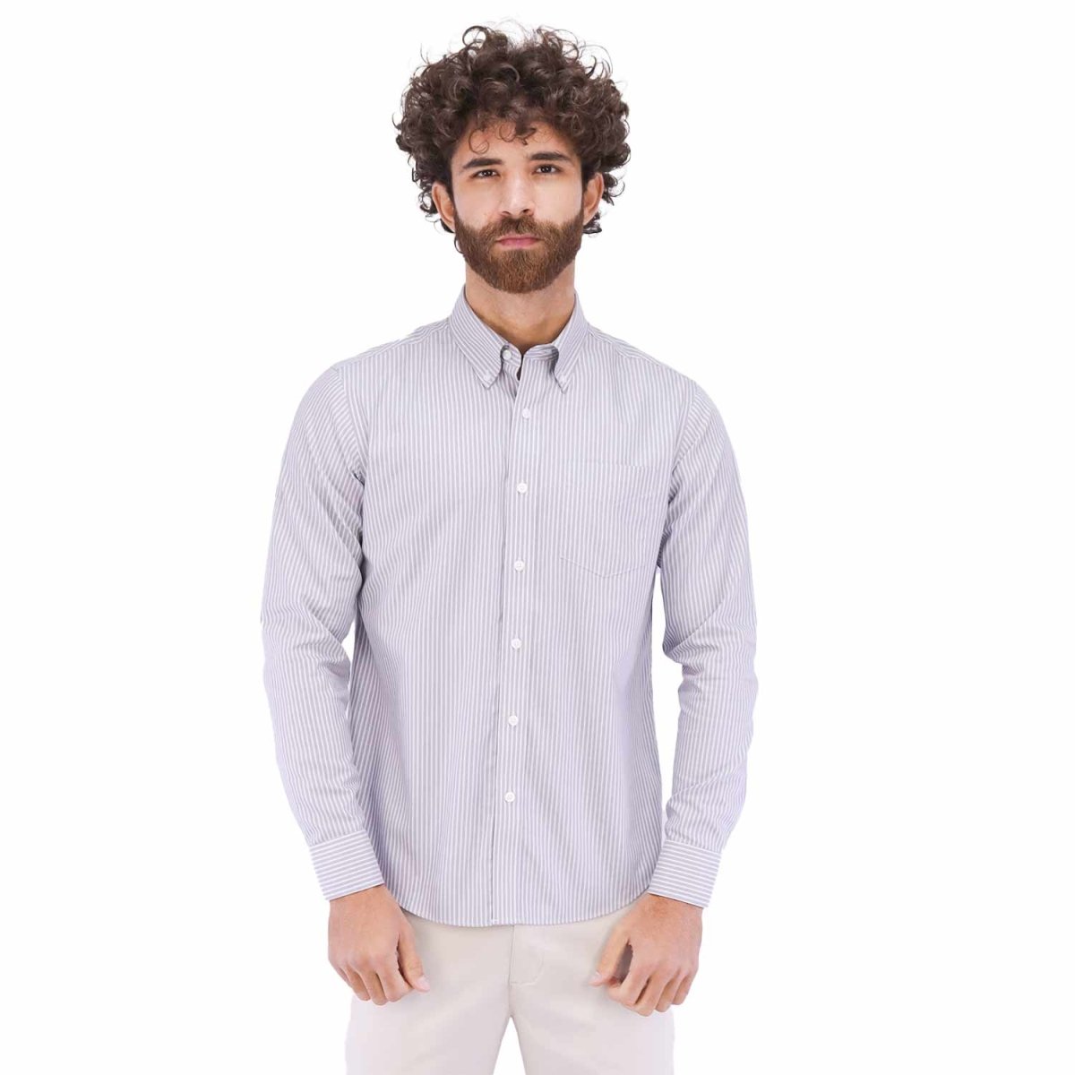 Giordano Men's Wrinkle Free Cotton Shirt: Comfort & Style - Premium Shirts