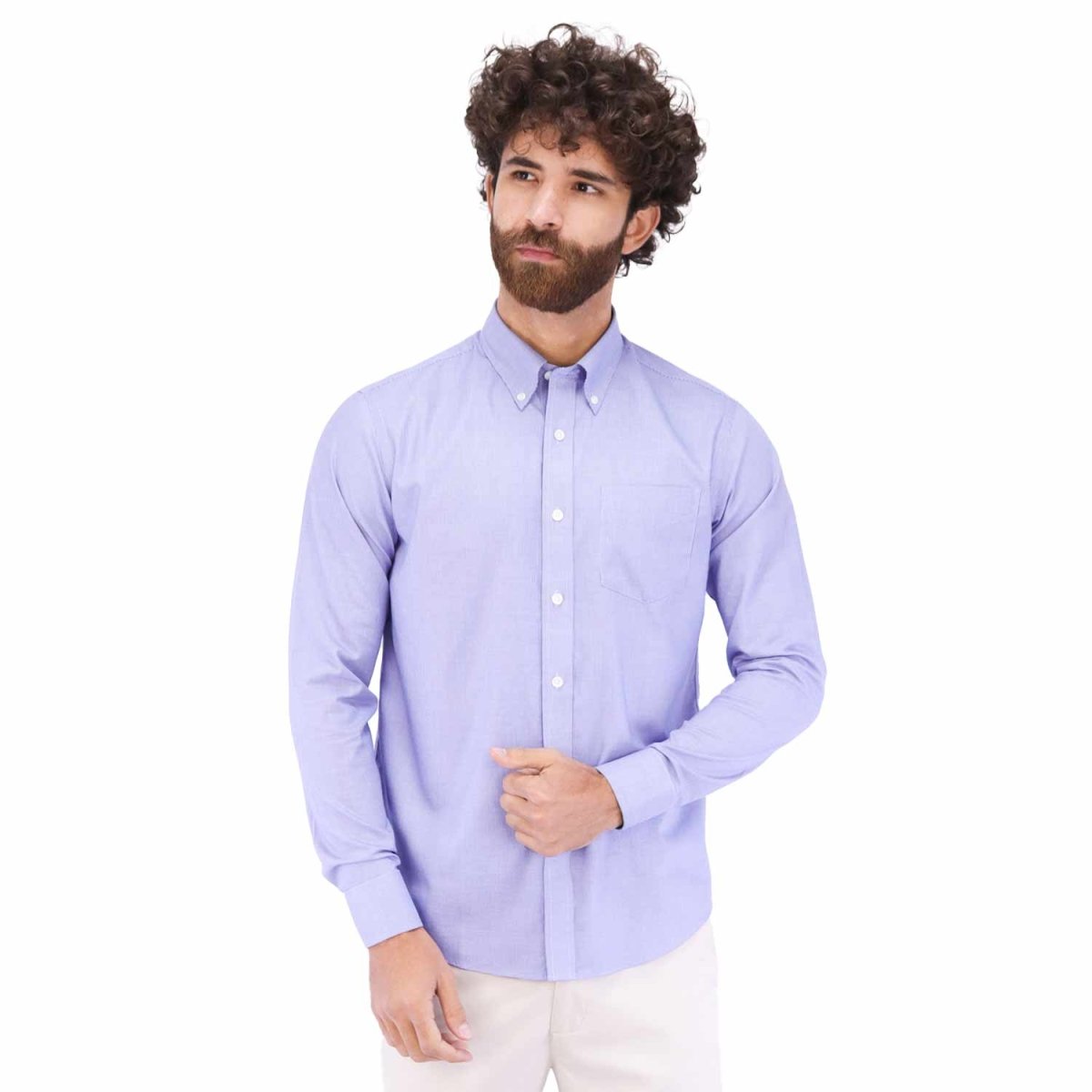 Giordano Men's Wrinkle Free Cotton Shirt: Comfort & Style - Premium Shirts