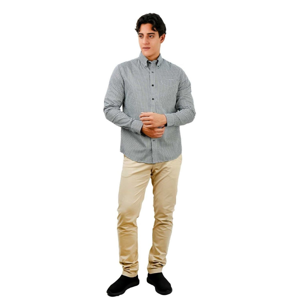 Giordano Men's Wrinkle Free Cotton Shirt: Comfort & Style - Premium Shirts