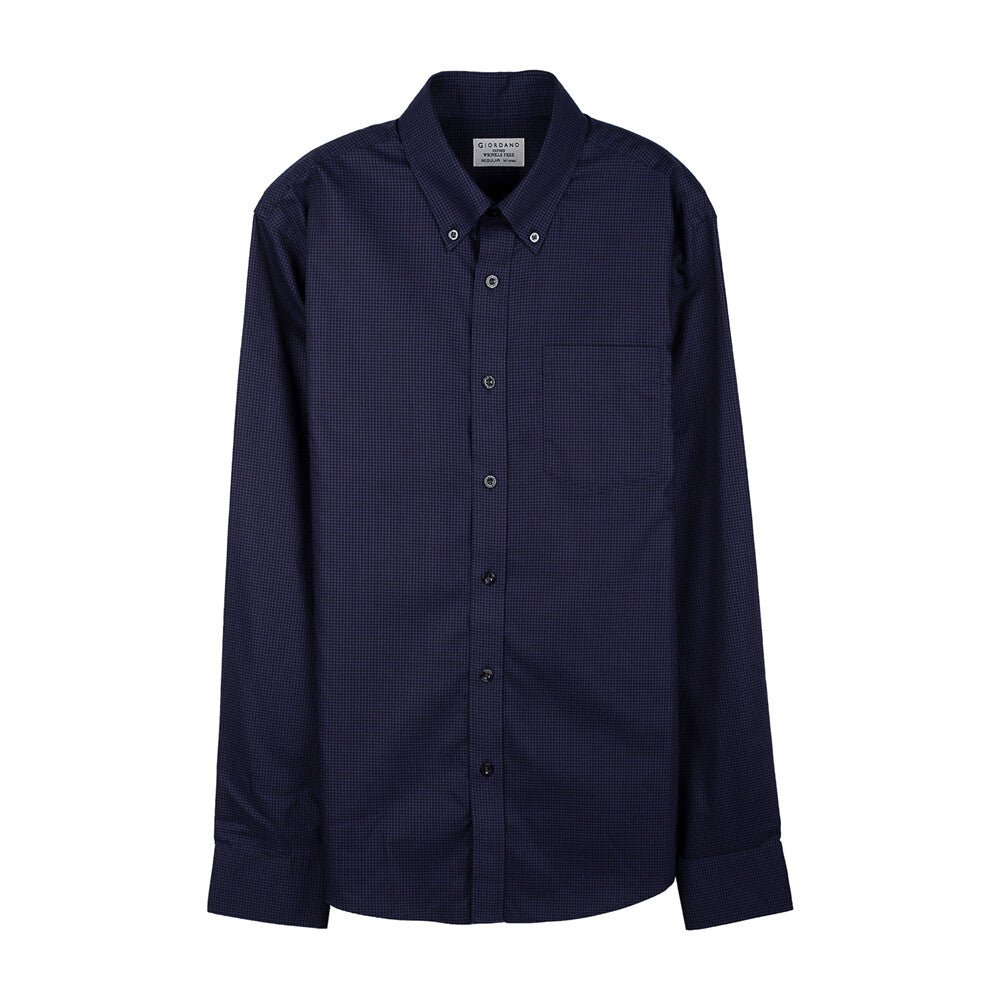 Giordano Men's Wrinkle Free Shirt - Premium Shirts