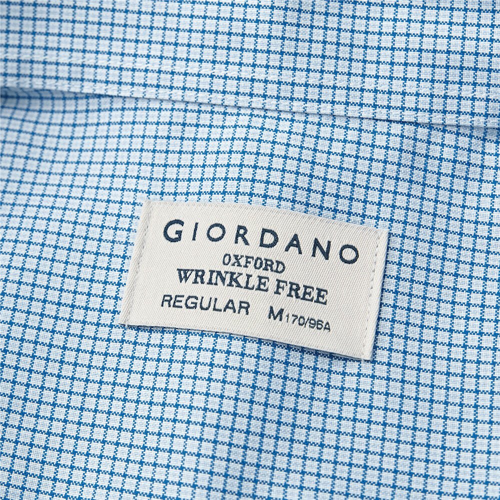 Giordano Men's Wrinkle Free Shirt - Premium Shirts