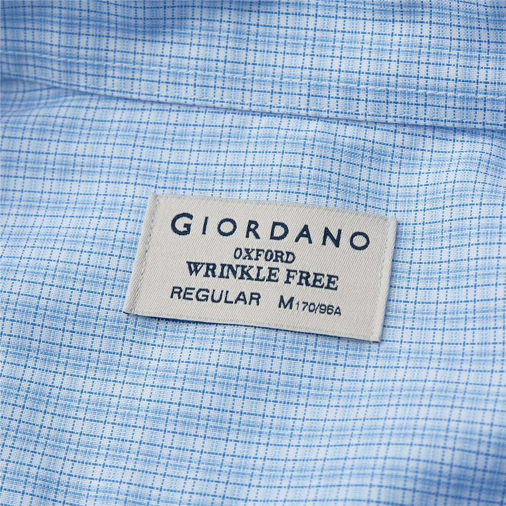 Giordano Men's Wrinkle Free Shirt - Premium Shirts