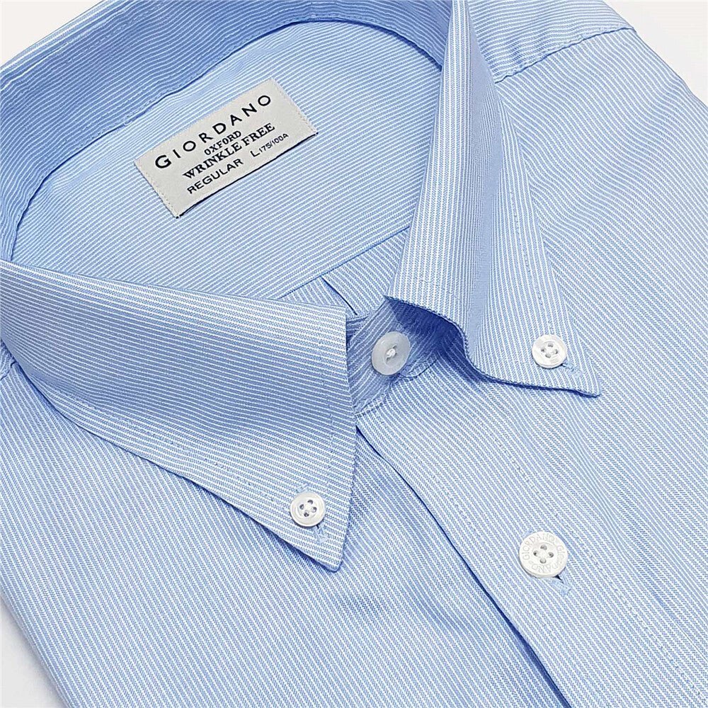 Giordano Men's Wrinkle Free Shirt - Premium Shirts