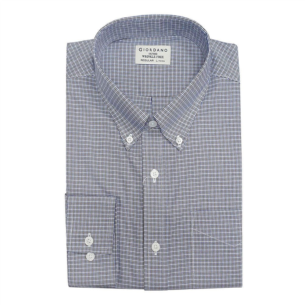 Giordano Men's Wrinkle Free Shirt - Premium Shirts