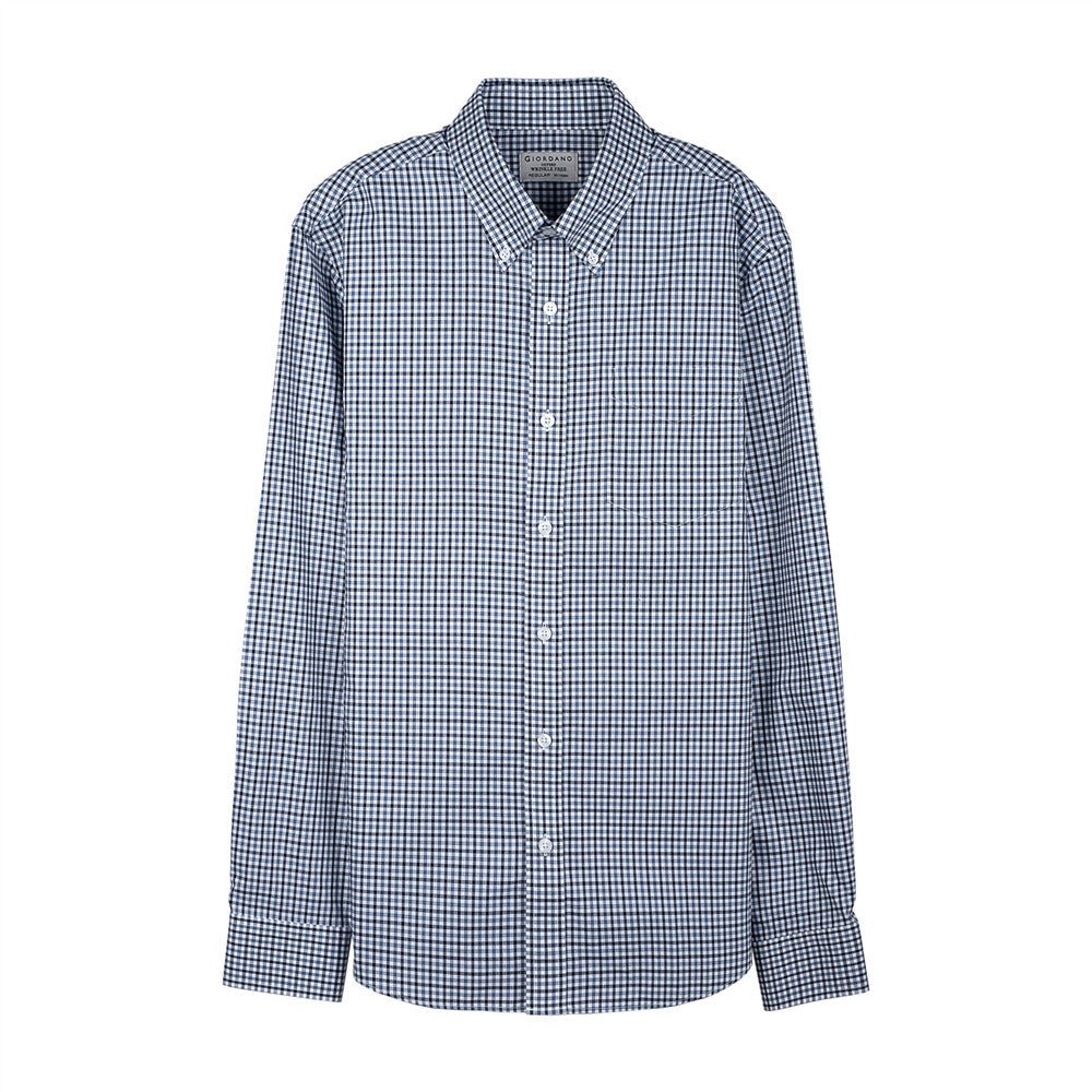 Giordano Men's Wrinkle Free Shirt - Premium Shirts