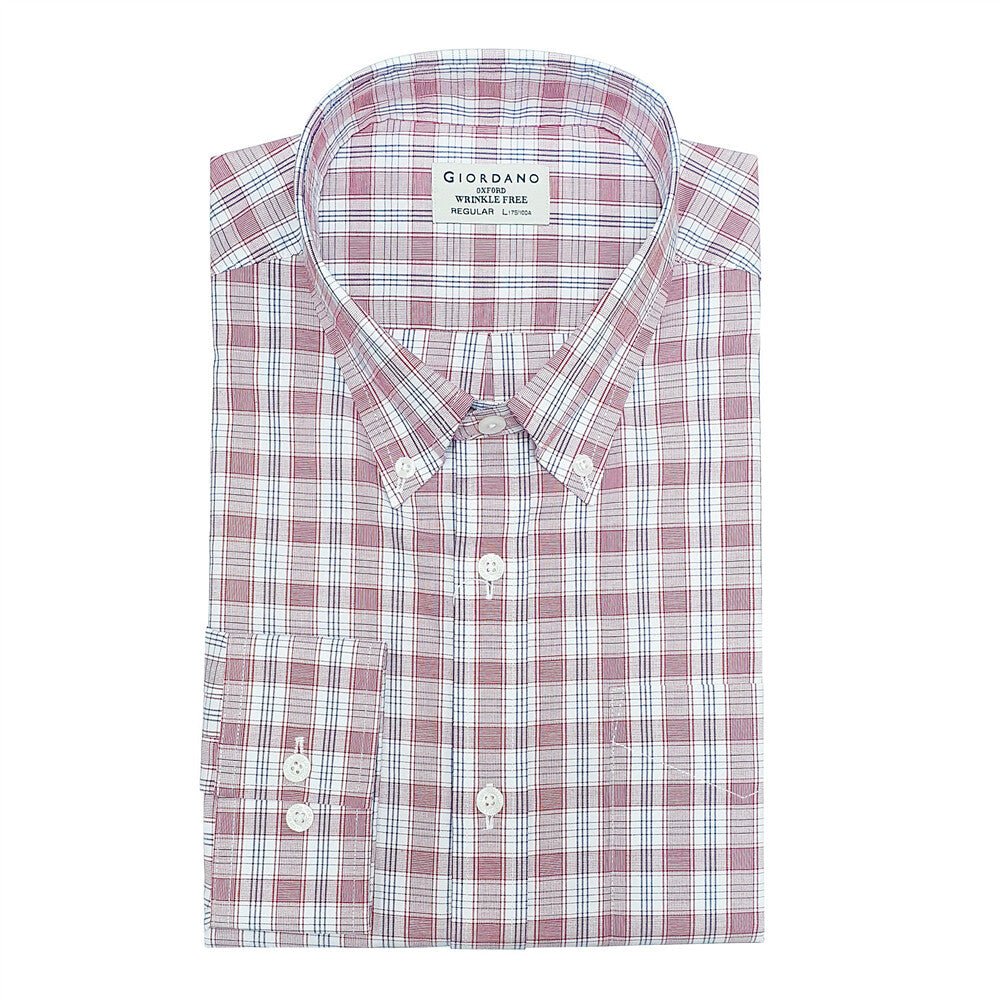 Giordano Men's Wrinkle Free Shirt - Premium Shirts