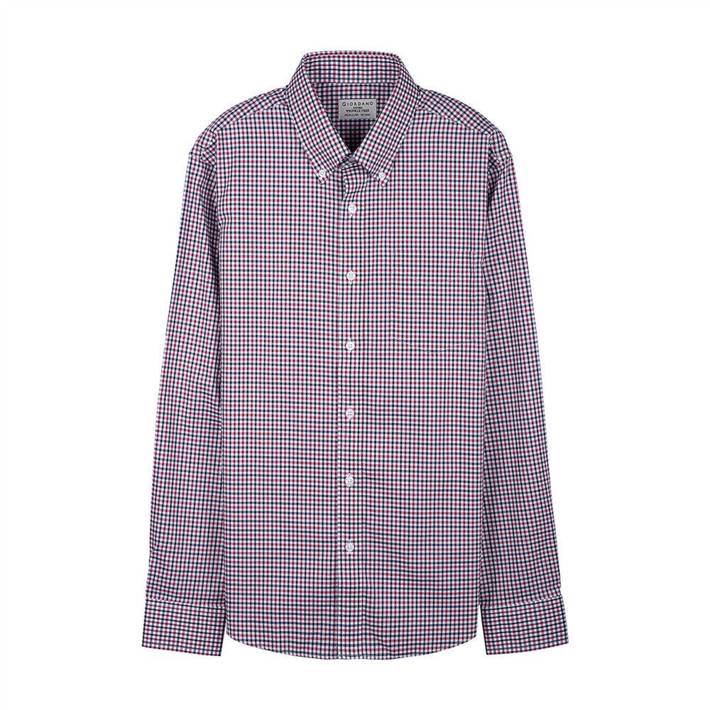 Giordano Men's Wrinkle Free Shirt - Premium Shirts