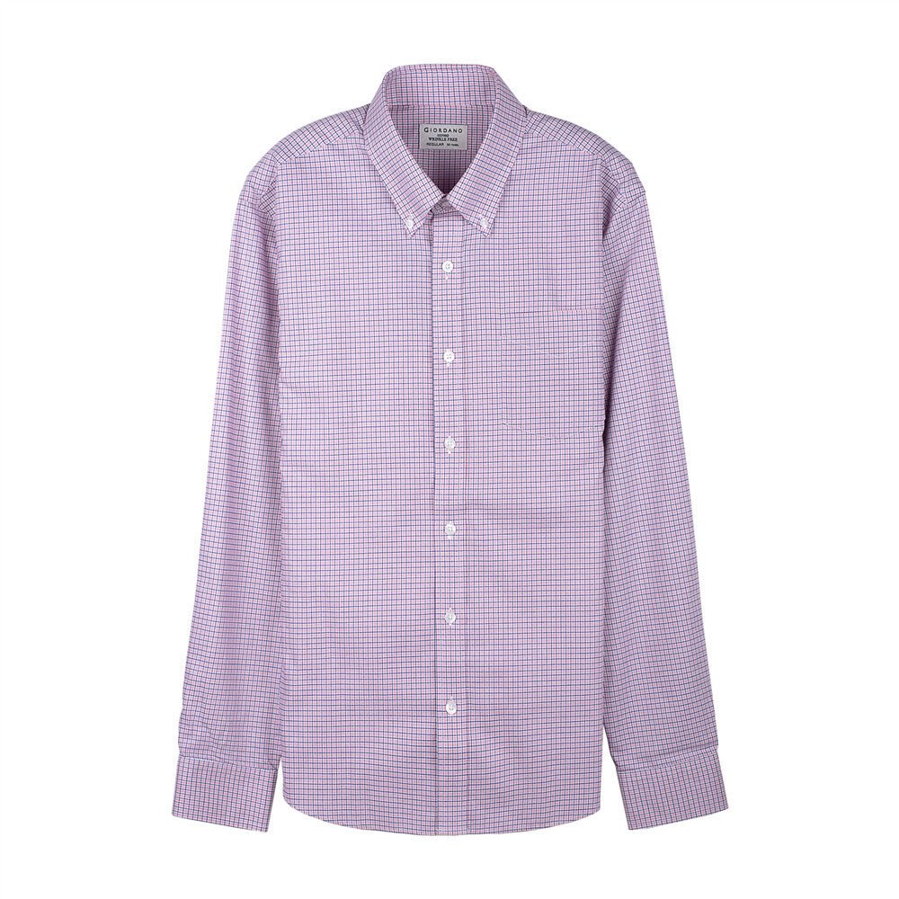 Giordano Men's Wrinkle Free Shirt - Premium Shirts