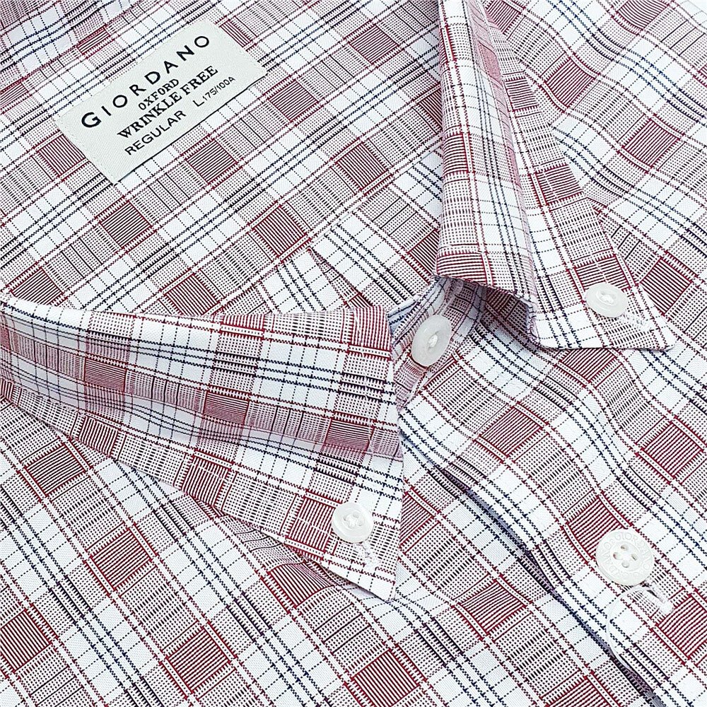 Giordano Men's Wrinkle Free Shirt - Premium Shirts