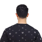 Giordano Men's Wws Crewneck Short Sleeve Slim Fit All Over Print Print Tee - Premium Print Tee