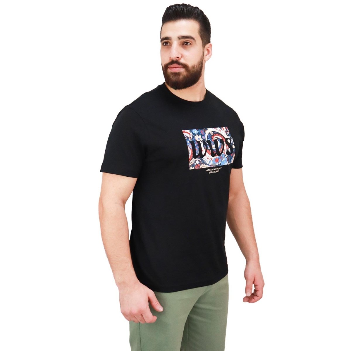 Giordano Men's Wws Theme Print Tee's - Premium Print Tee