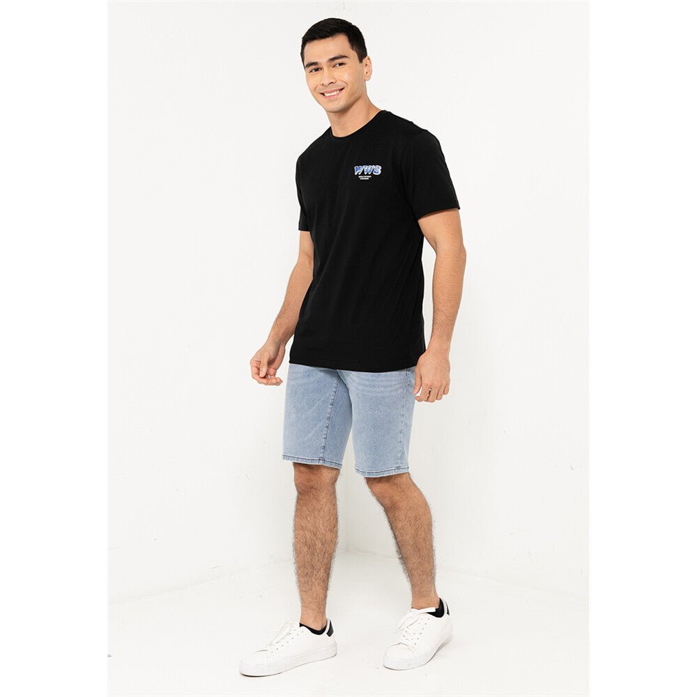 Giordano Men's Wws Theme Print Tee's - Premium Print Tee