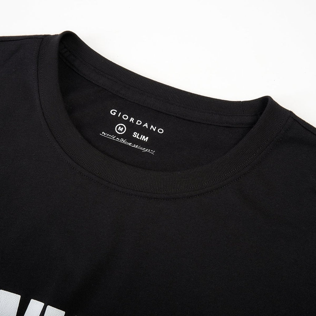 Giordano Men's Wws Theme Print Tee's - Premium Print Tee