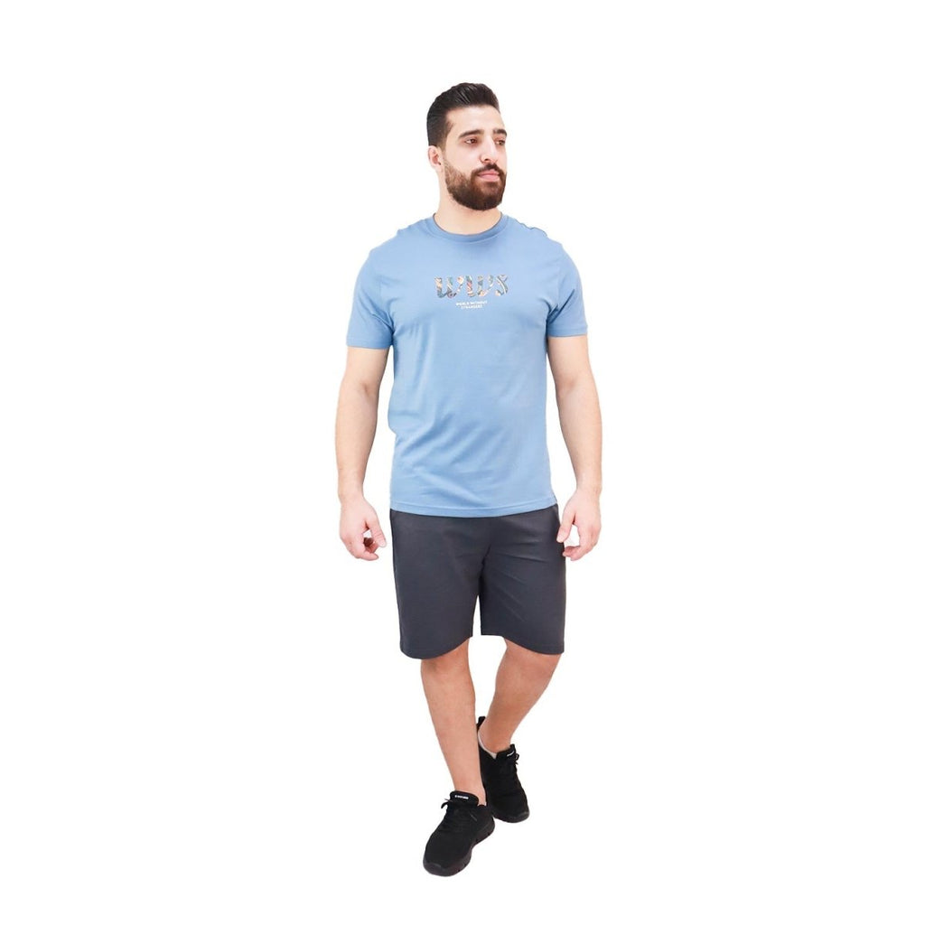 Giordano Men's Wws Theme Print Tee's - Premium Print Tee