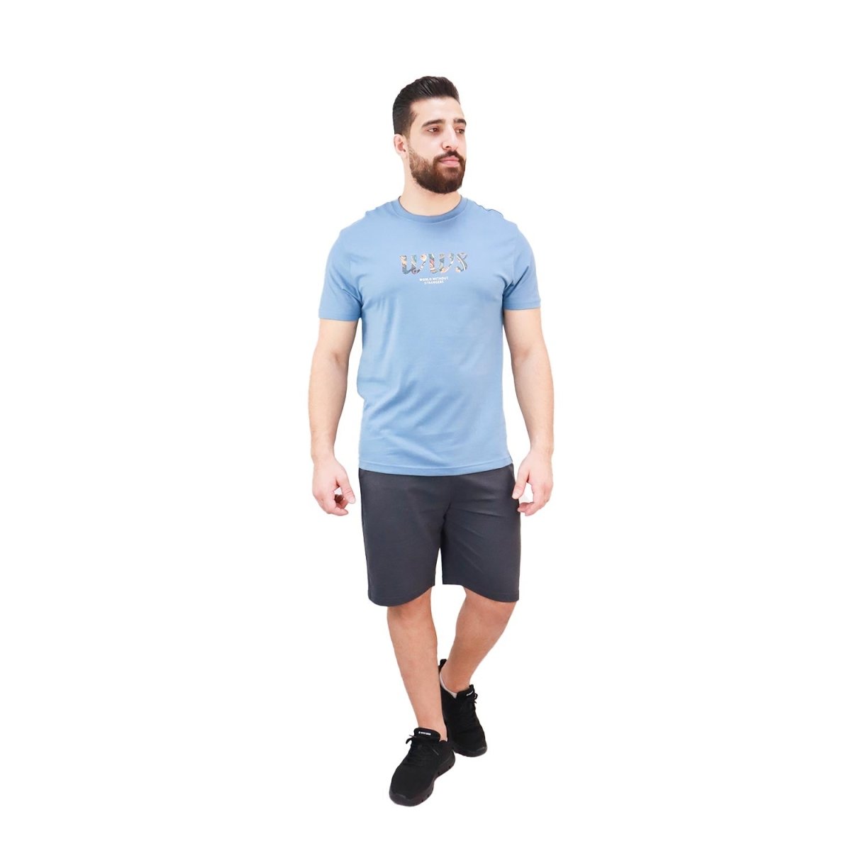 Giordano Men's Wws Theme Print Tee's - Premium Print Tee