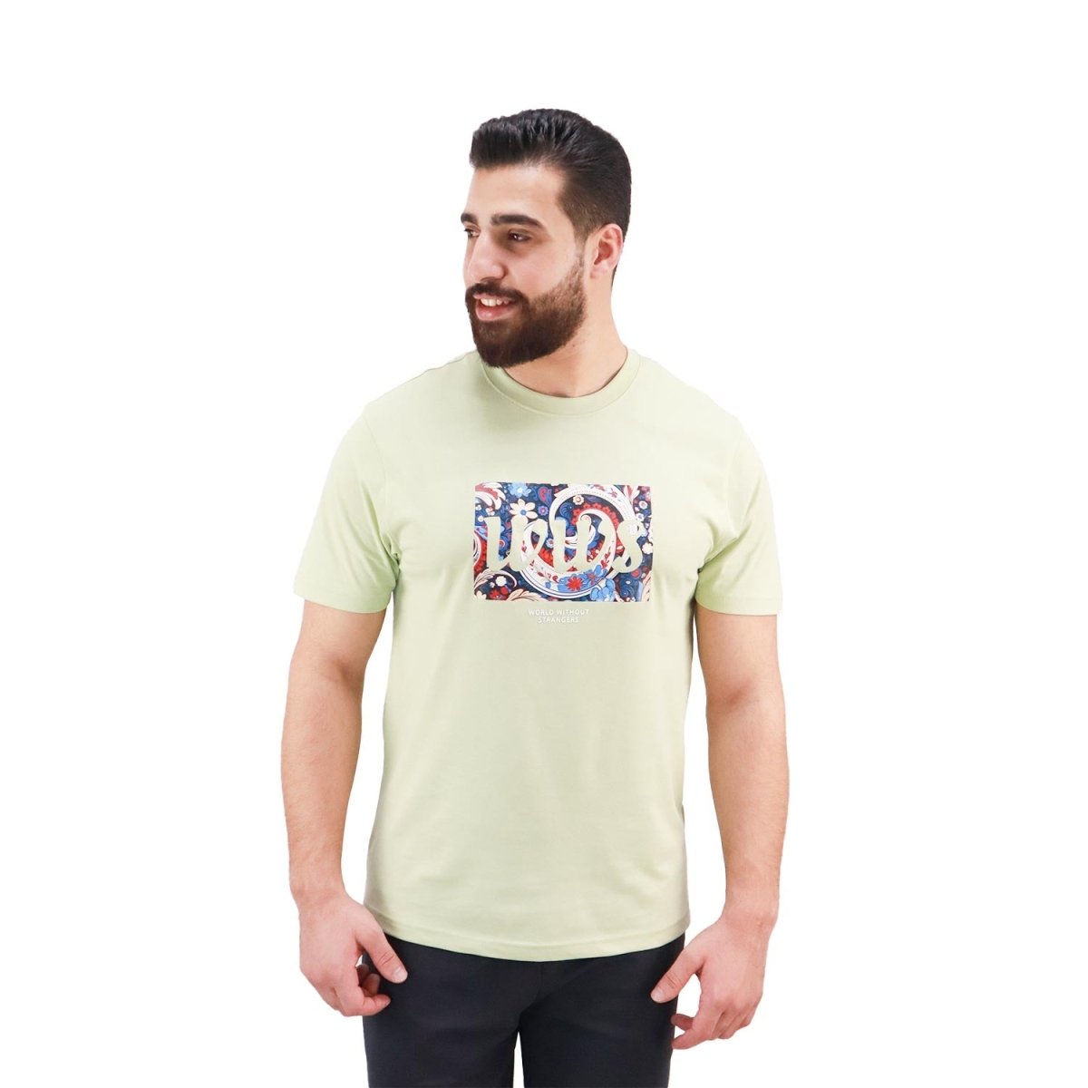 Giordano Men's Wws Theme Print Tee's - Premium Print Tee