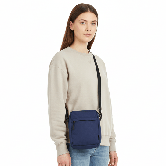 Giordano Polyester Shoulder Bag with Adjustable Strap & Zip Pocket | Giordano Essentials - first_variant_option_2 Premium Bag for Giordano