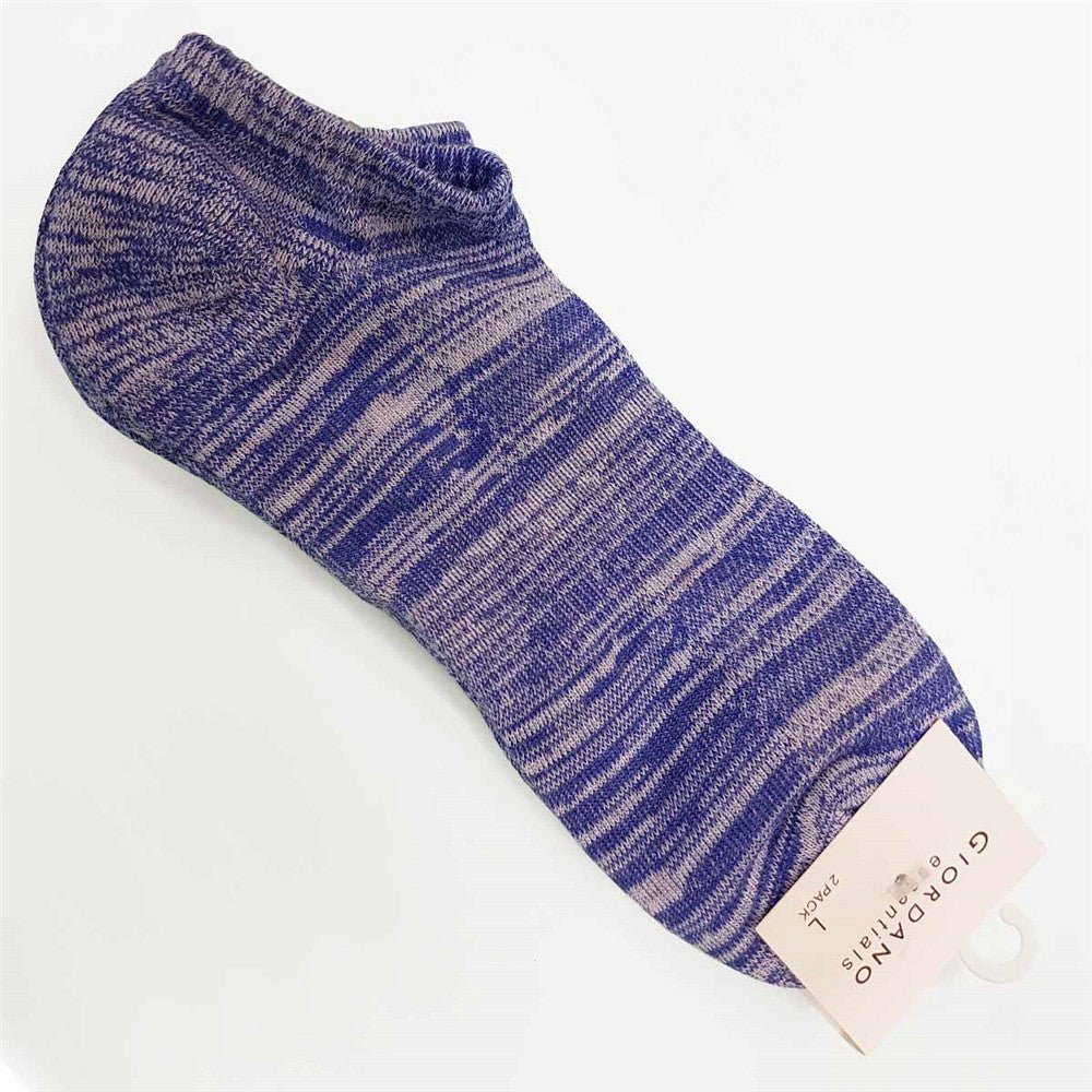 Giordano Solid Ankle Socks (2-Pairs) - Premium Socks