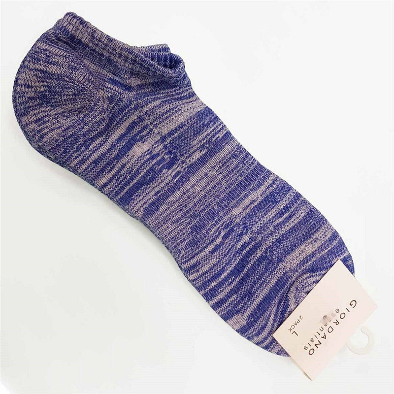 Giordano Solid Ankle Socks (2-Pairs) - Premium Socks