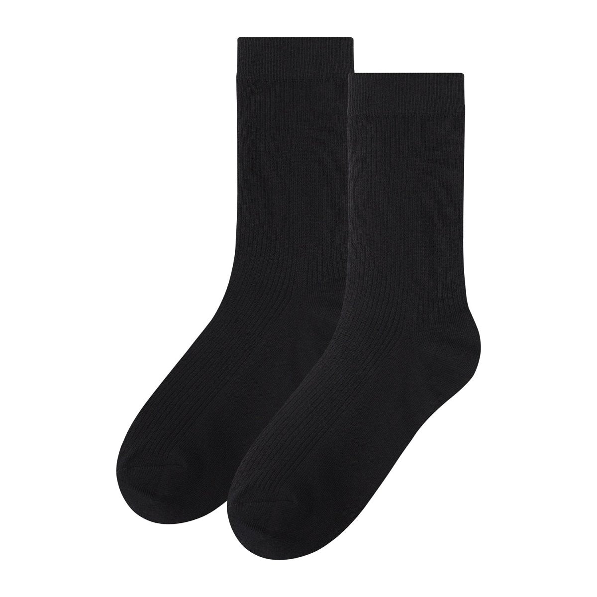 Giordano Solid Crew Longer Socks (2-Pairs) - Premium Socks