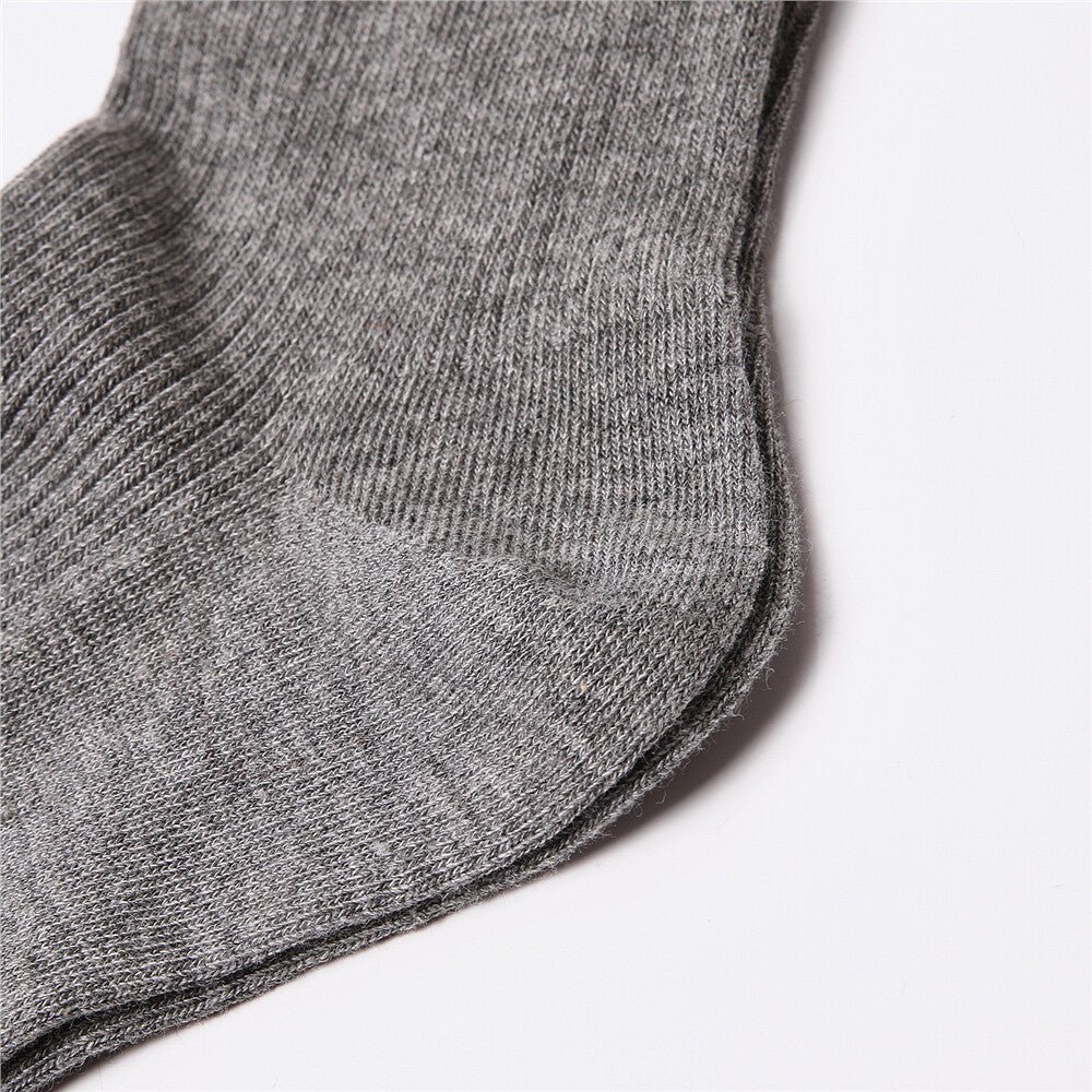 Giordano Solid Crew Longer Socks (2-Pairs) - Premium Socks