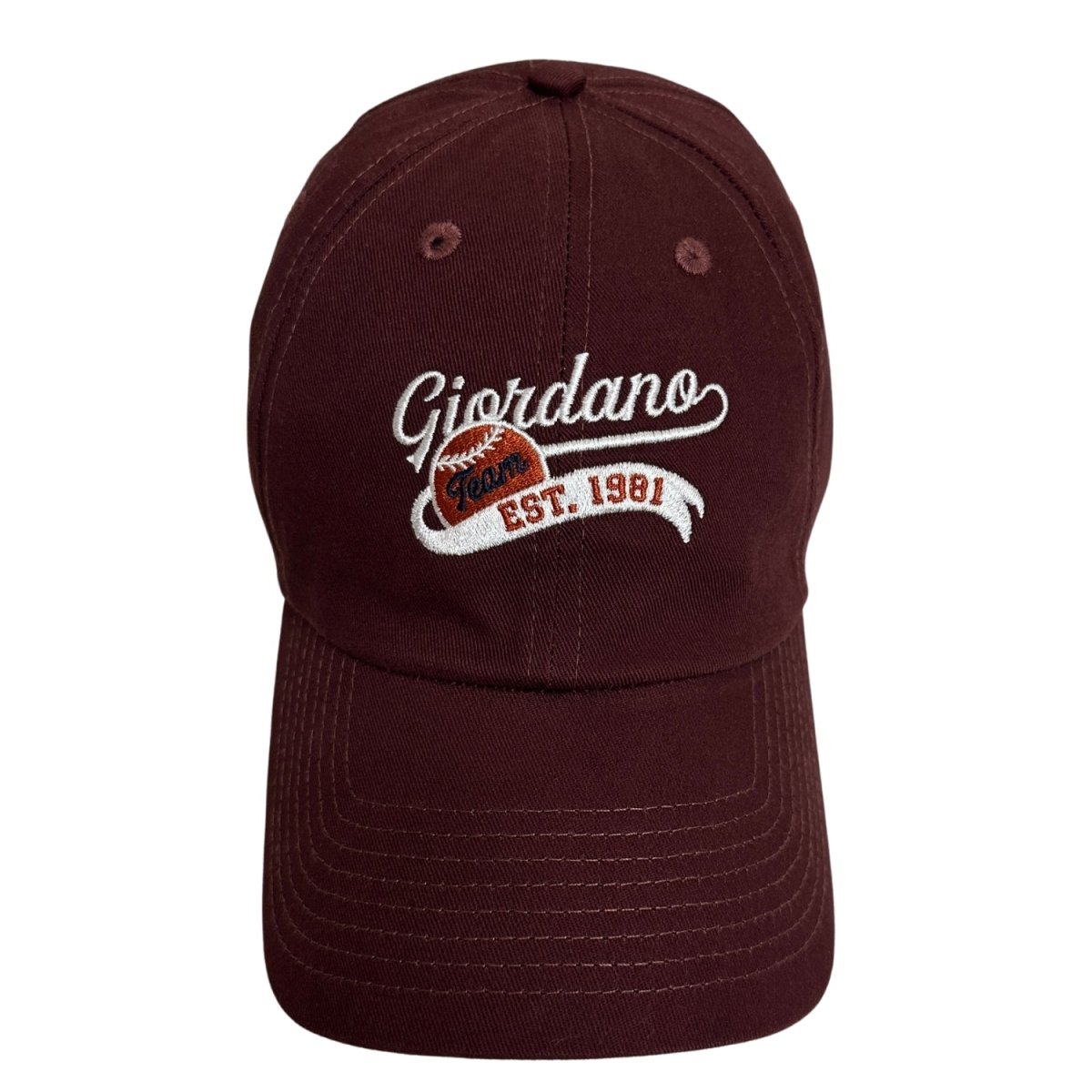 Giordano Unisex Cotton Cap With Baseball Embroidery - Premium Cap