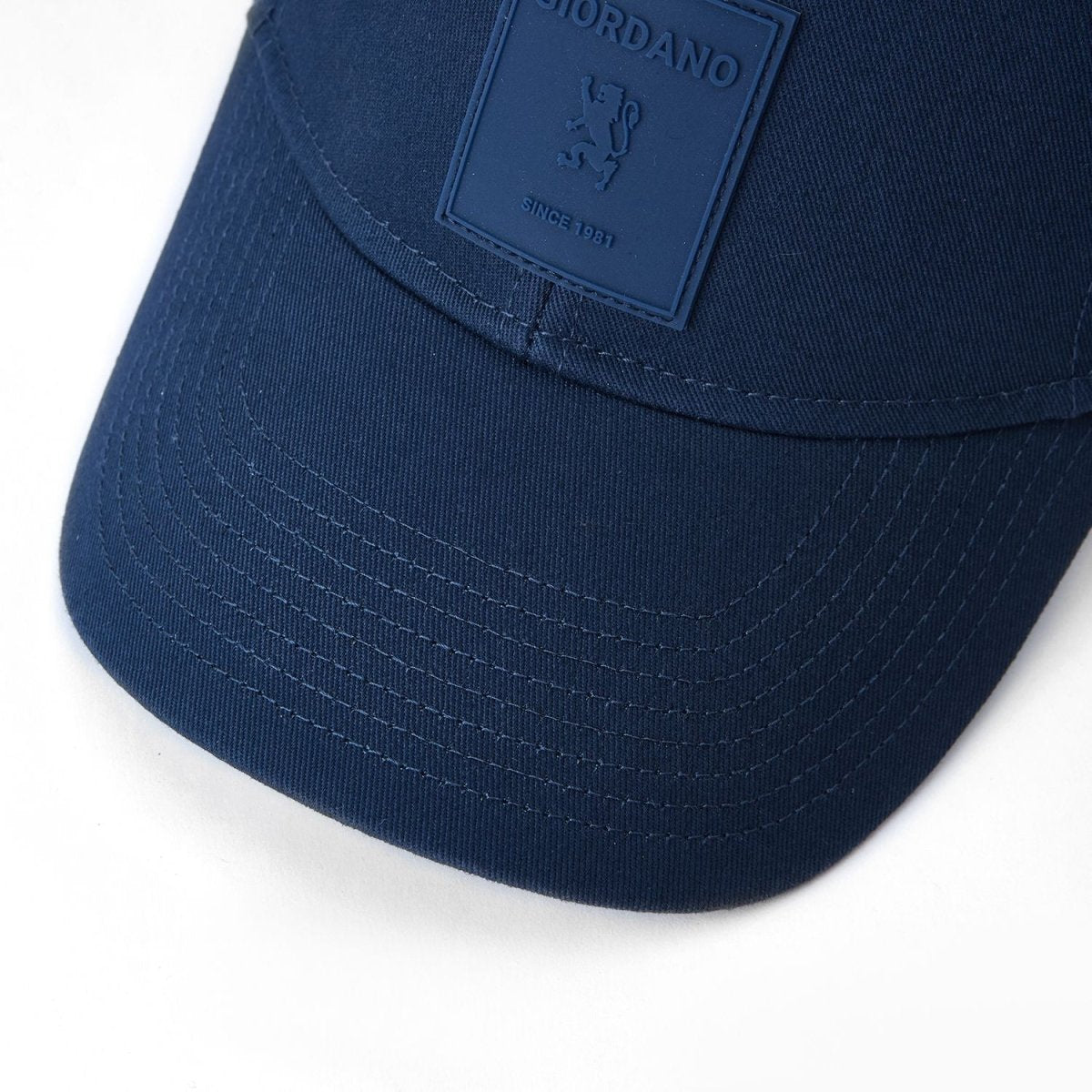 Giordano Unisex Cotton Rubber Badge Baseball Cap - Premium Cap