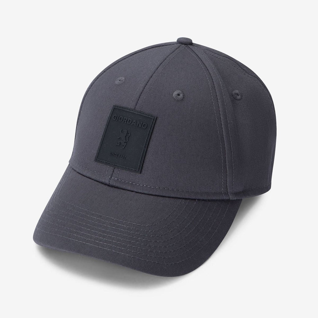 Giordano Unisex Cotton Rubber Badge Baseball Cap - Premium Cap