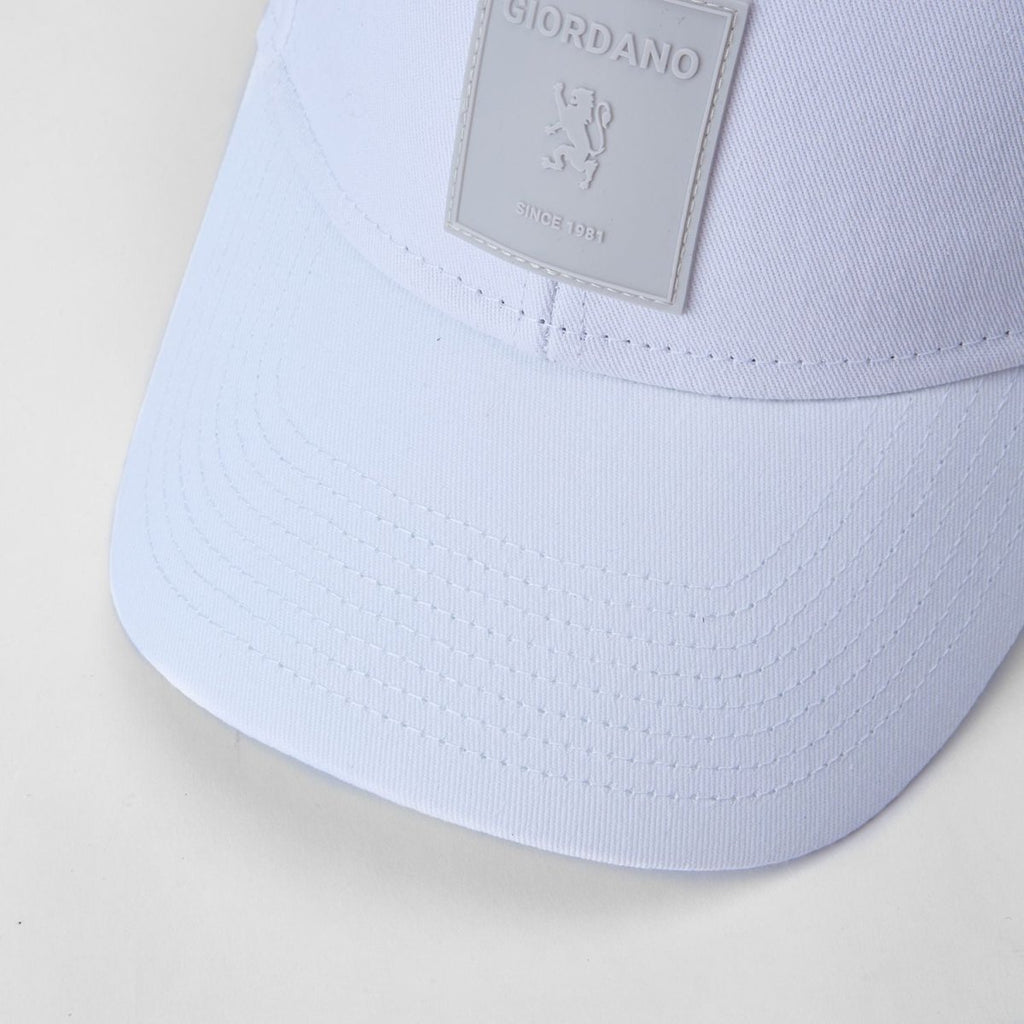 Giordano Unisex Cotton Rubber Badge Baseball Cap - Premium Cap