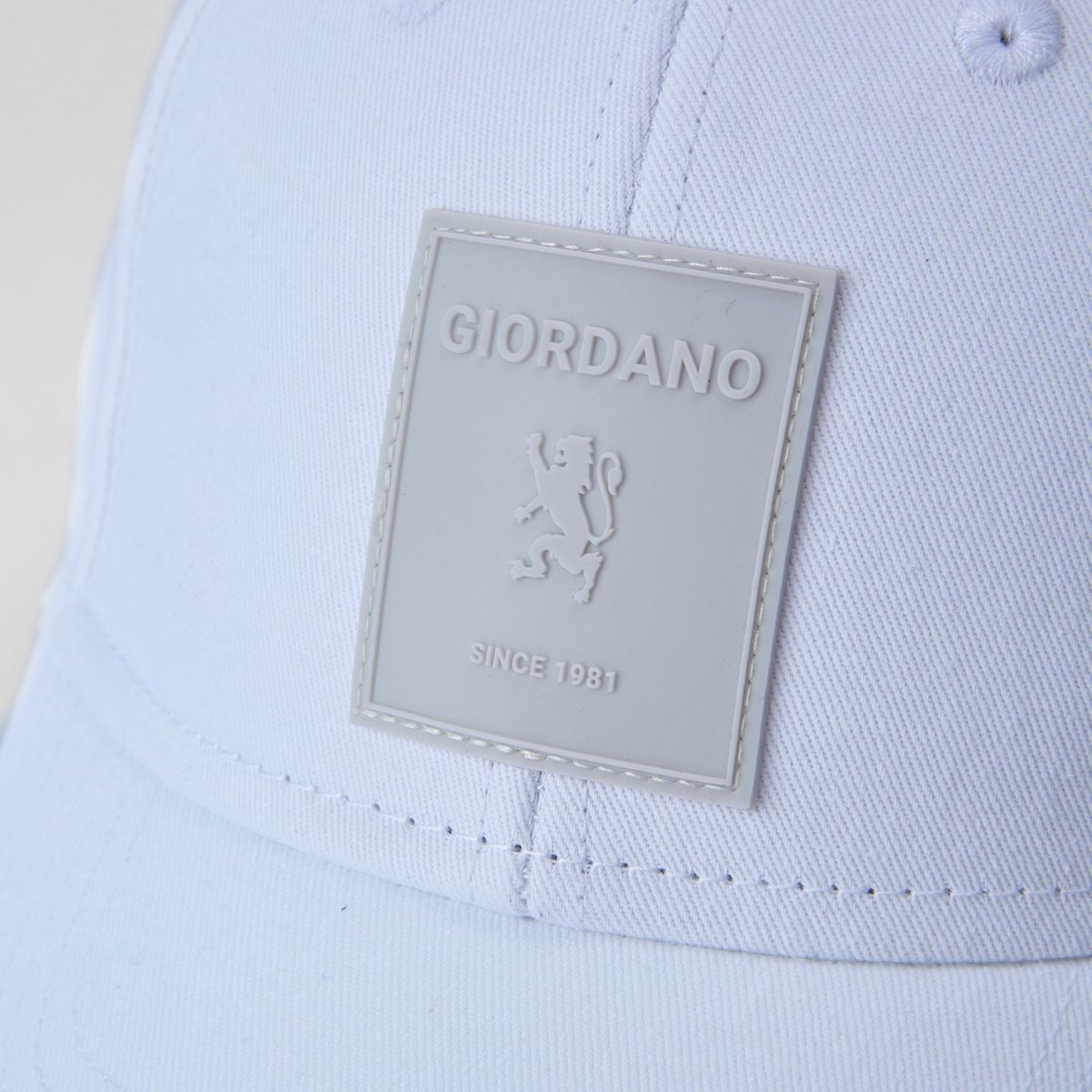 Giordano Unisex Cotton Rubber Badge Baseball Cap - Premium Cap