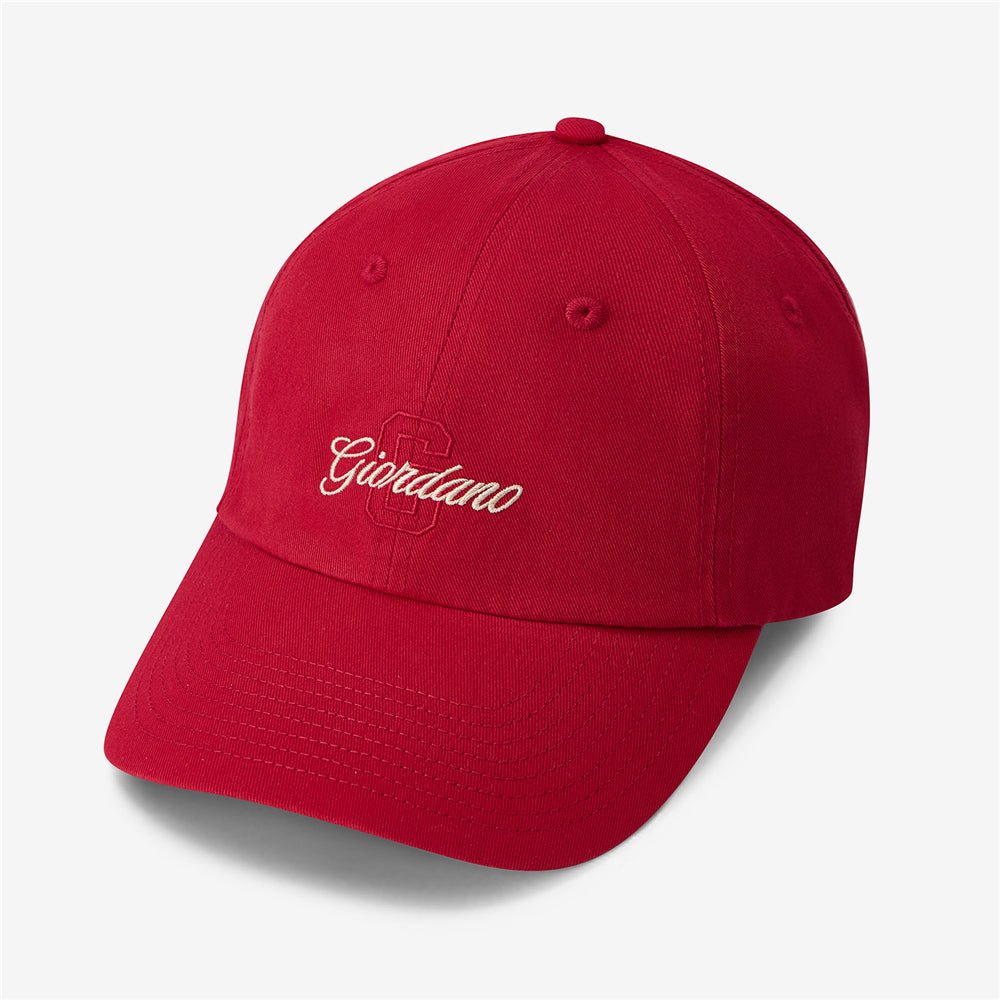 Giordano Unisex Cotton Twill Embroidered Signature Cap - first_variant_option_2 Premium Cap for Giordano