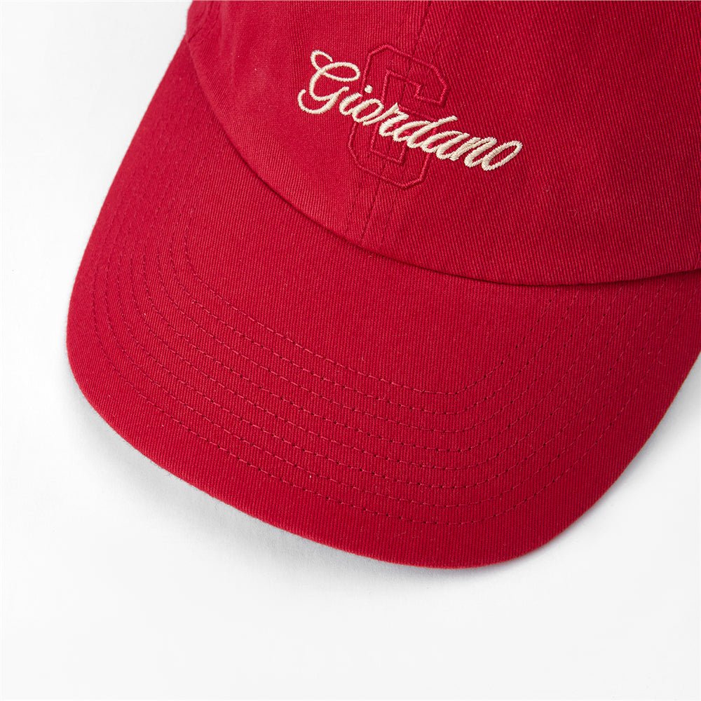 Giordano Unisex Cotton Twill Embroidered Signature Cap - first_variant_option_2 Premium Cap for Giordano